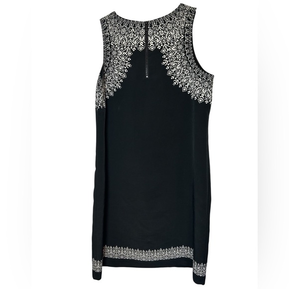 Vince Camuto Black and White Lined Sheath Mini Dress, Size 8 - Picture 2 of 10